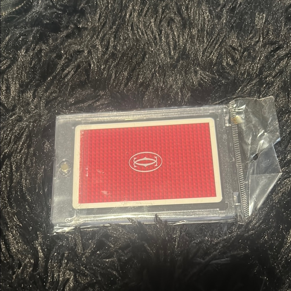 Cartier Red Playing Cards